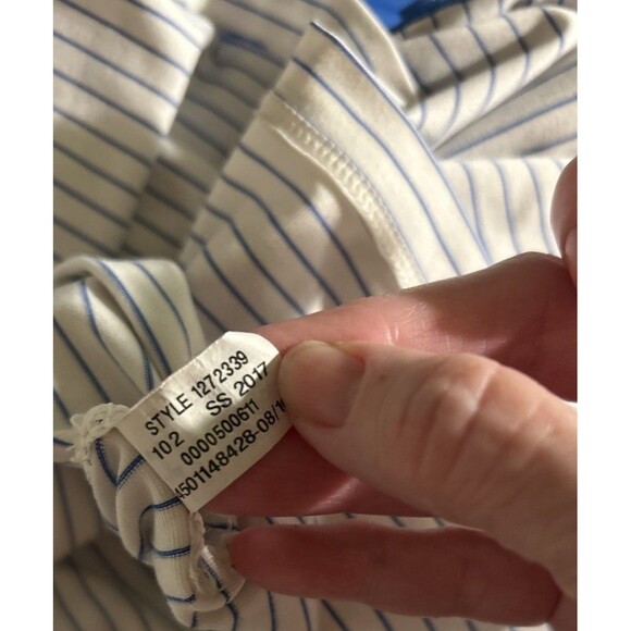 Under Armour Women’s Zinger Stripe Sleeveless Shirt Heat Gear Golf Shirt SZ M - Picture 3 of 7